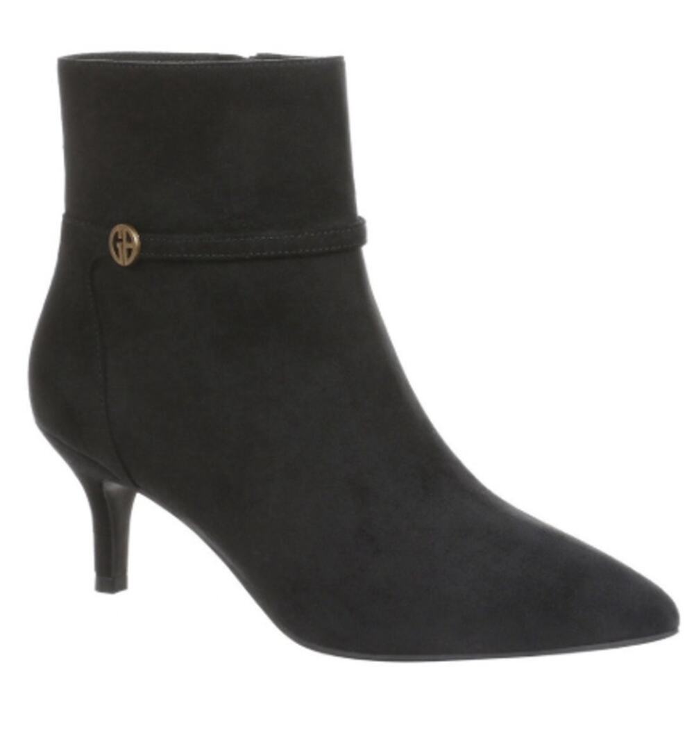 Giani Bernini Boots Women's Size 8.5 Black CAMINNAMC Ankle Kitten Heel Booties